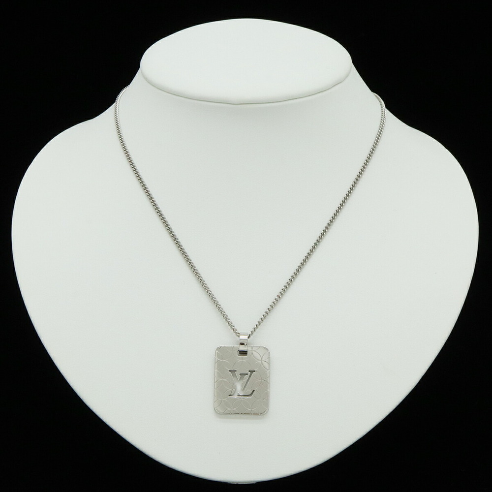 LOUIS VUITTON Silver Necklace - Picture 7 of 7